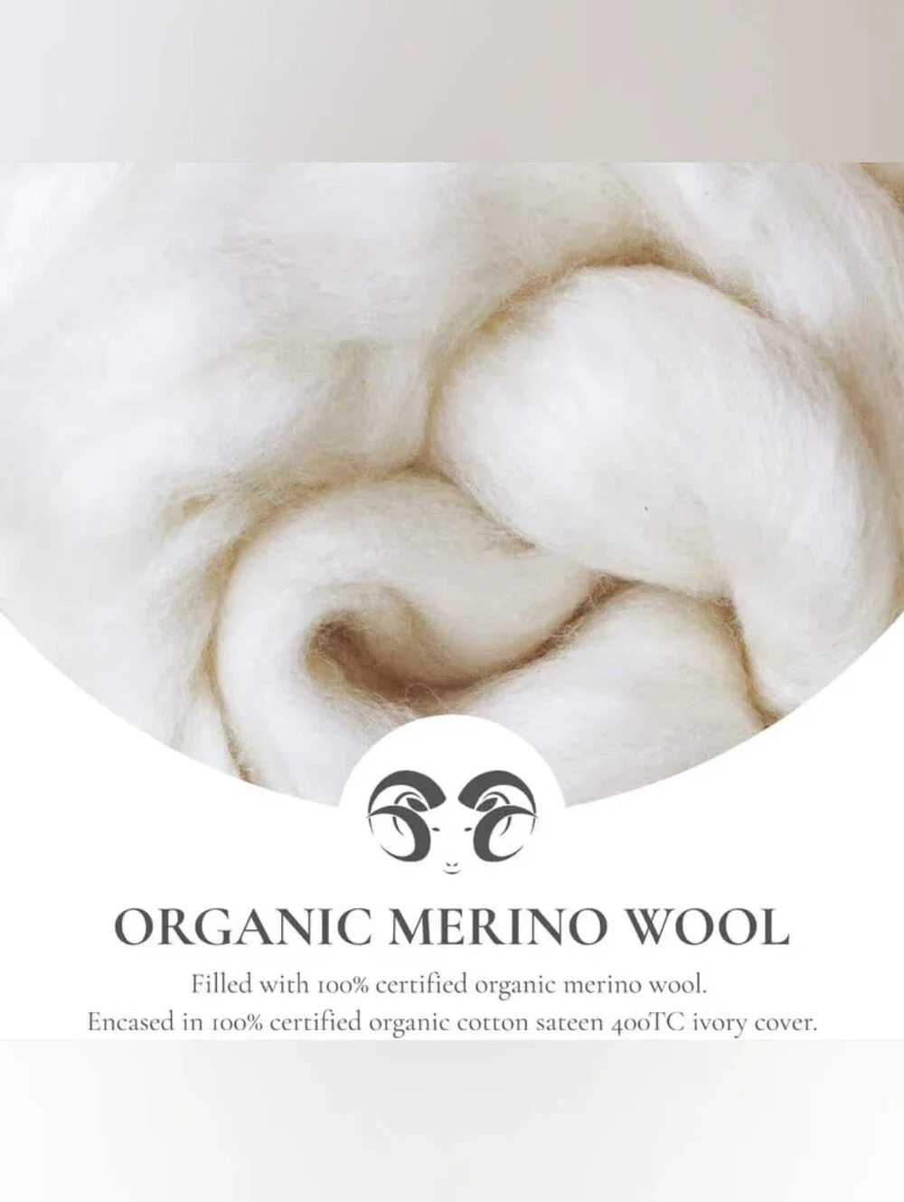 Sleep & Beyond myComforter Light 100% Organic Wool Comforter for All Seasons